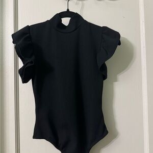 Black One Piece Bodysuit